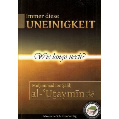 Immer diese Uneinigkeit - Wie lange noch?