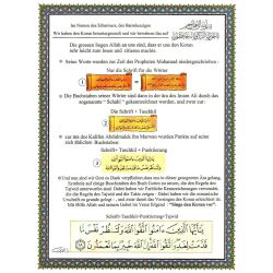 Quran Tajweed (Tajwied) - Deutsch (Mängelexemplar)