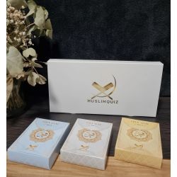 3er Luxus-Geschenkset in edler Verpackung Sira Quizspiel
