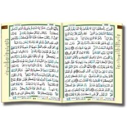 Warsch-Leseart Tajweed Quran - Box in 6 Teilen Hardcover